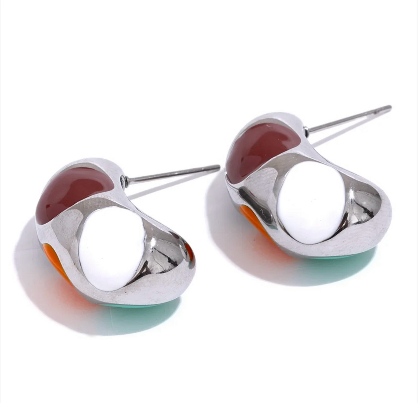 Colorful Pokadot Earrings