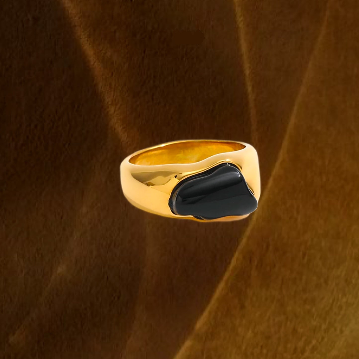Irregular 3D Stone Ring