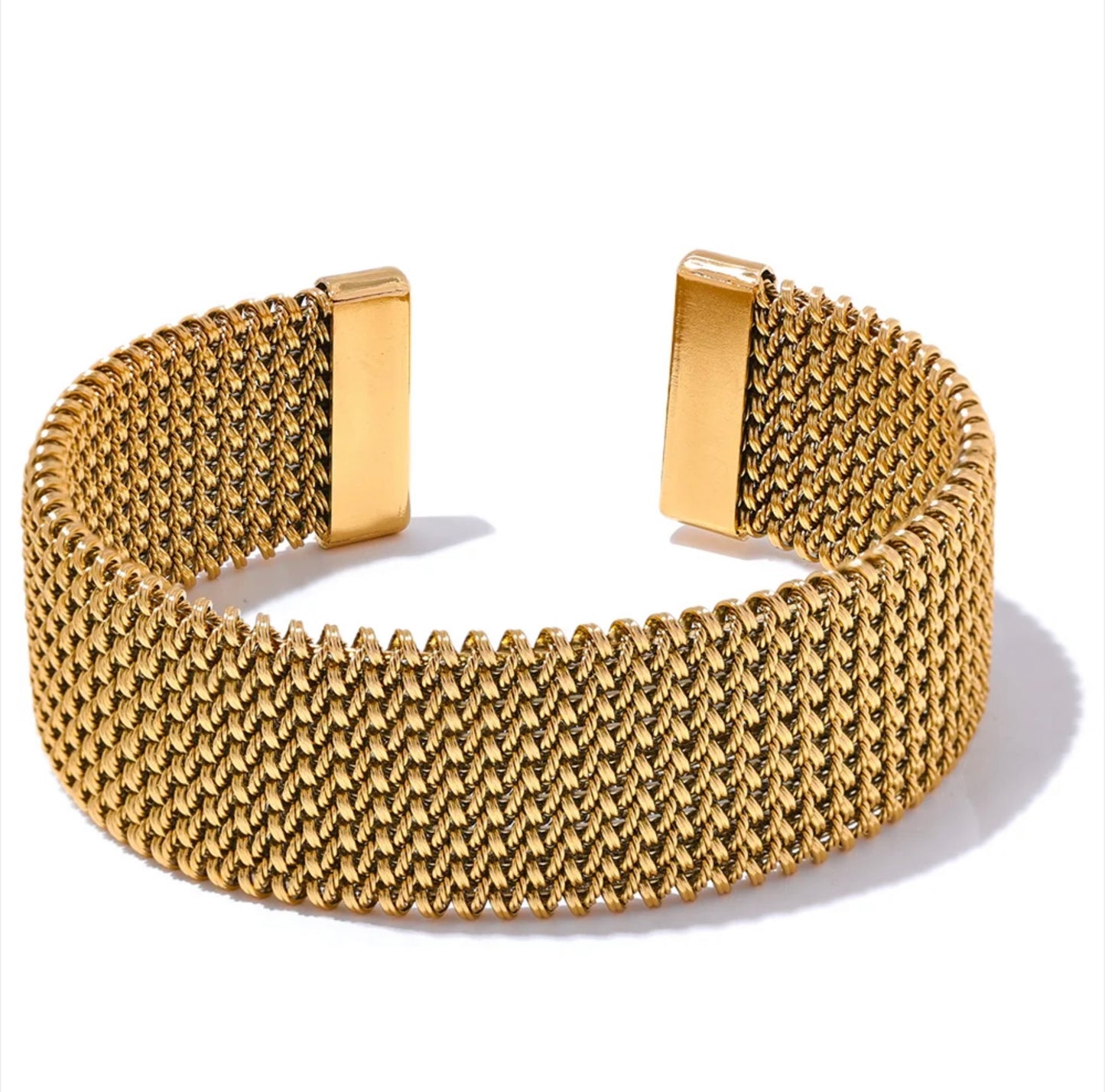Textured Open Bangle
