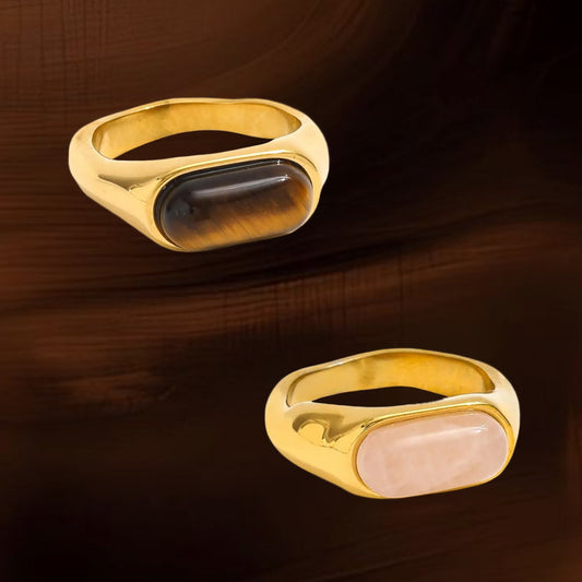 Oval Stone Ring