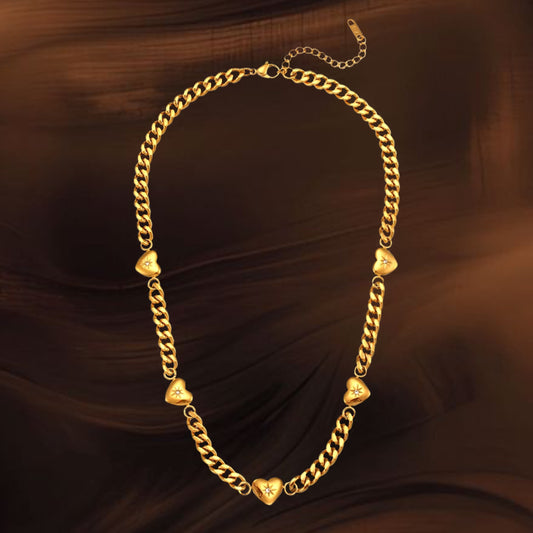 Heart Chain Necklace