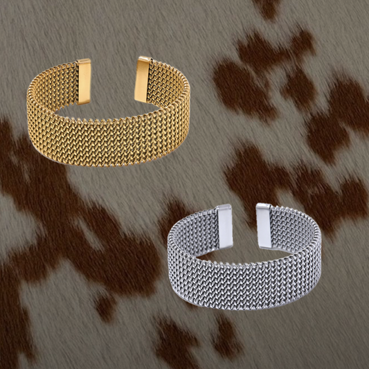 Textured Open Bangle
