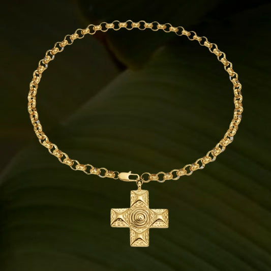 Golden Cross Necklace