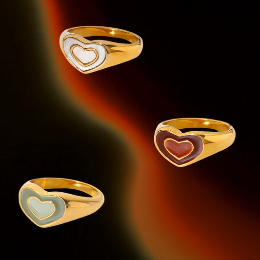 Double Hearted Ring