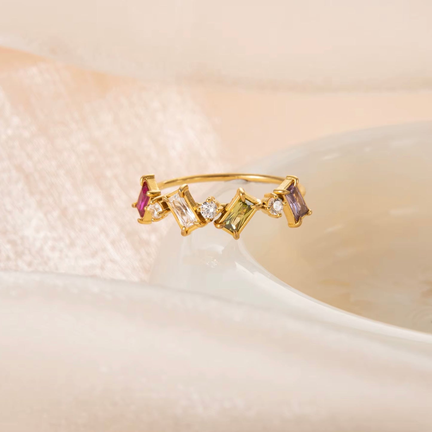 Colored Rectangles Ring