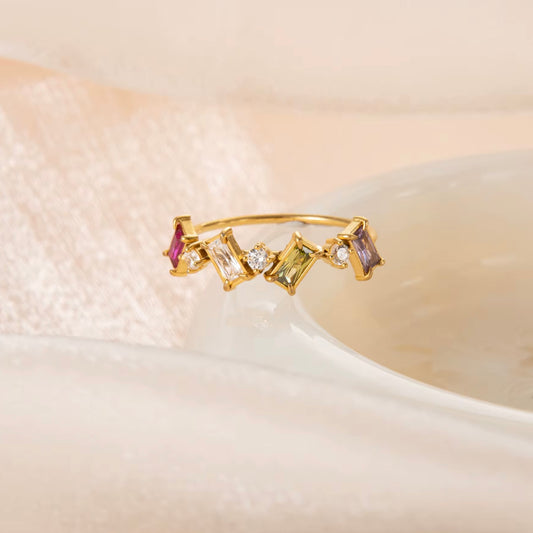 Colored Rectangles Ring