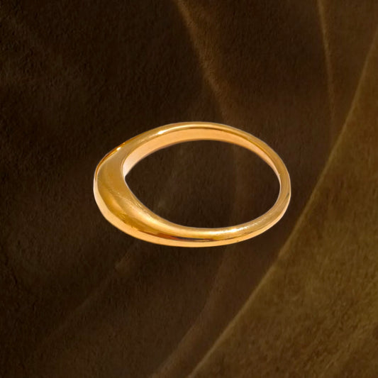 One Wave Irregular Ring