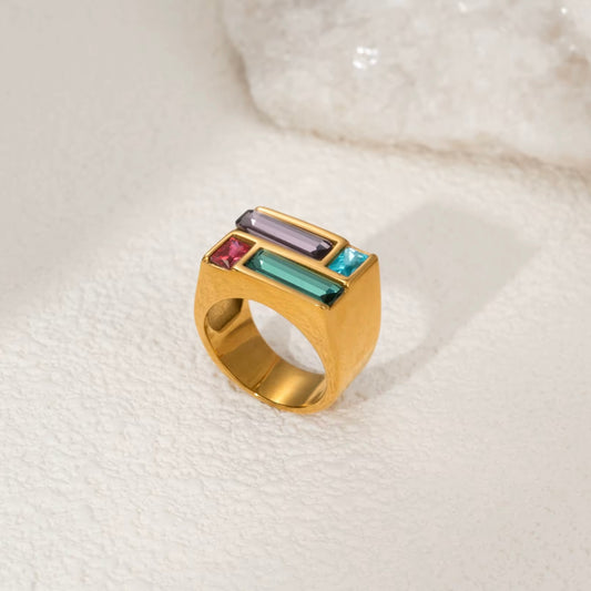 Four Colorful Rectangular Ring