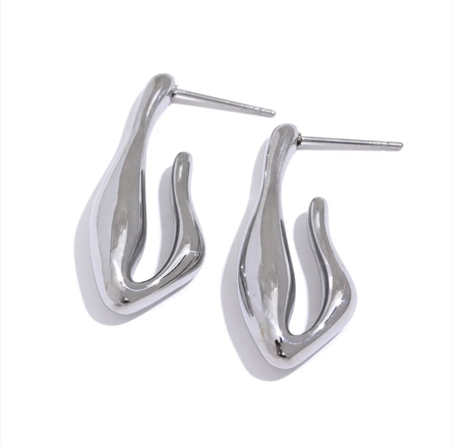Abstract Shell Earrings