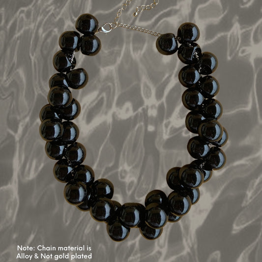 Black Bubble Necklace