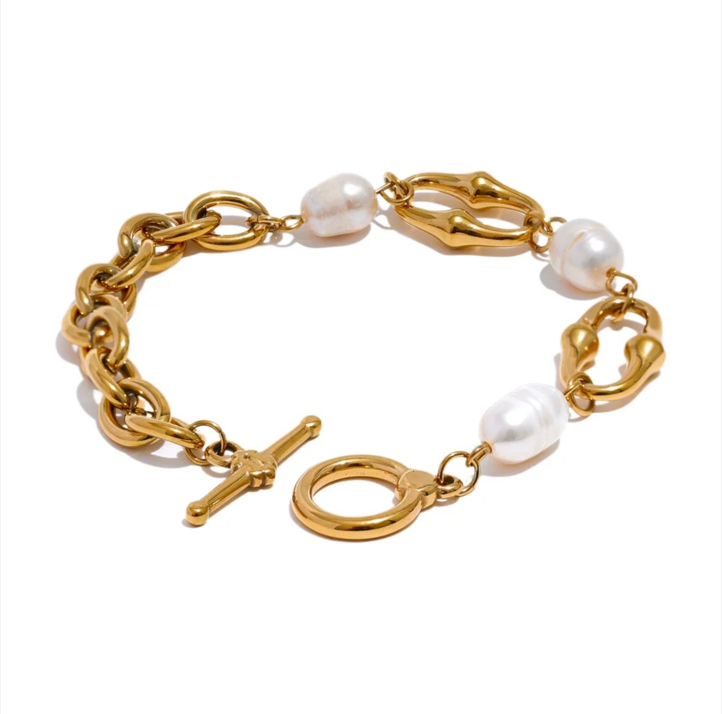 Pearl Chain Bracelet
