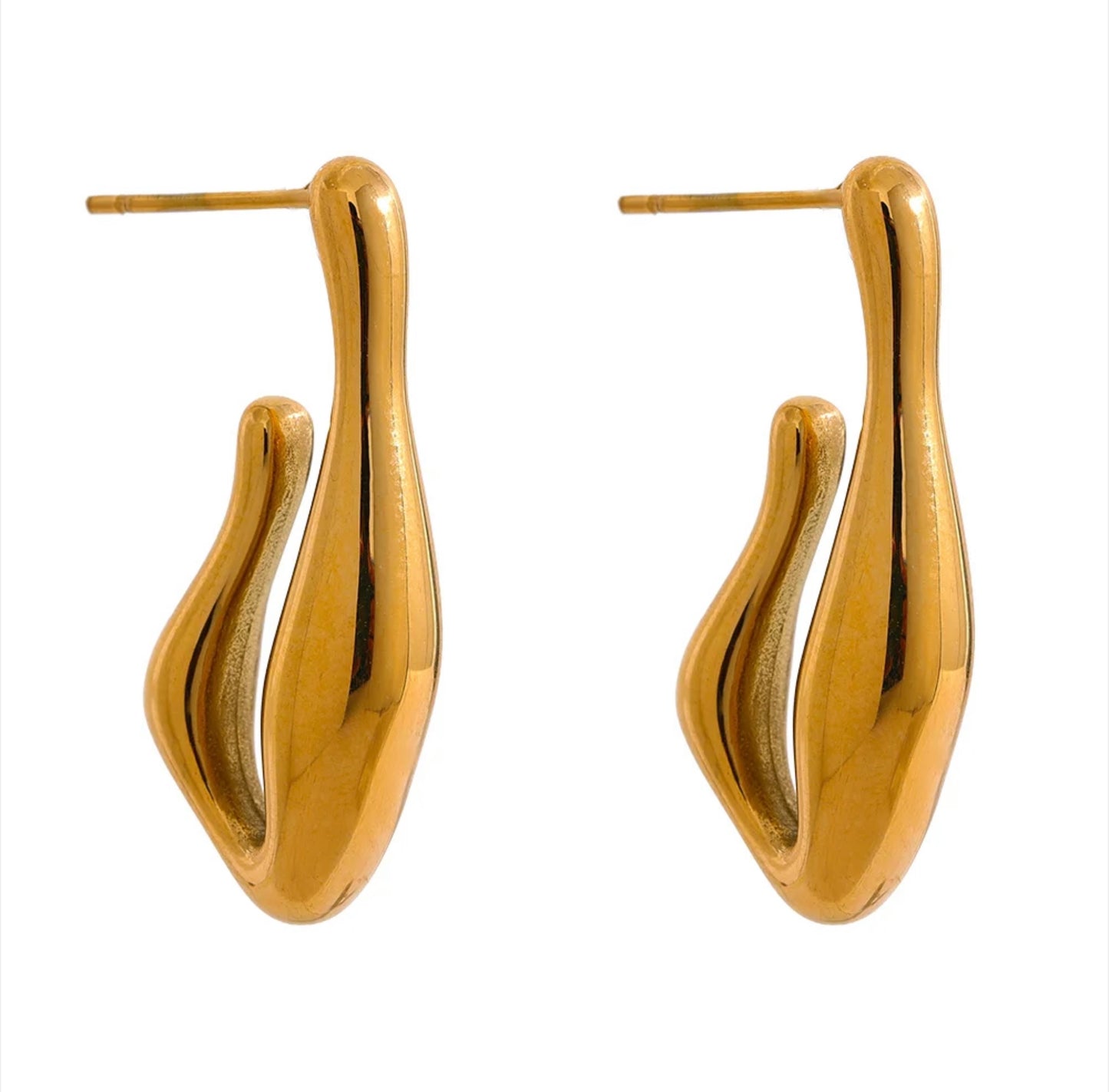Abstract Shell Earrings