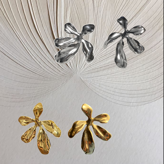 Big Irregular Flower Earrings