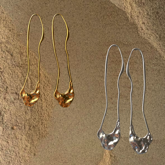 Long Drop Irregular Earrings